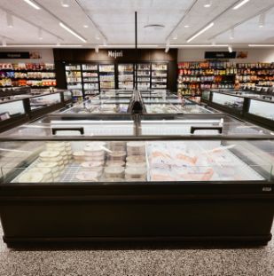 Displaybokse til køl og frys.